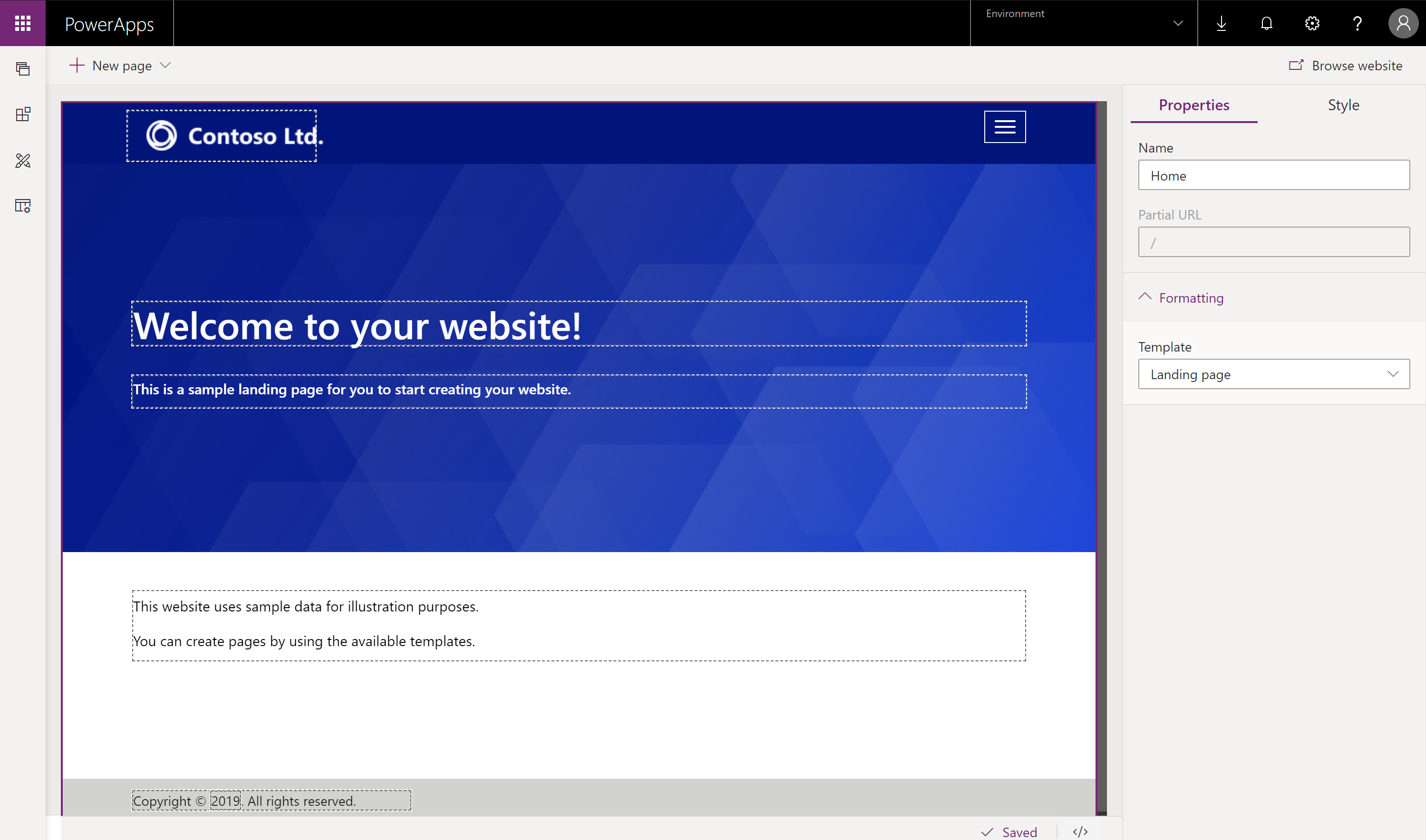 Power Pages Design Studio with Copilot